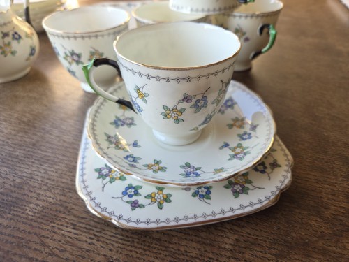 Vintage cups saucers and side - saucers,