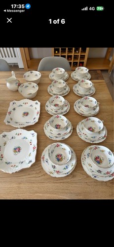 Tuscan tea set - plant,
