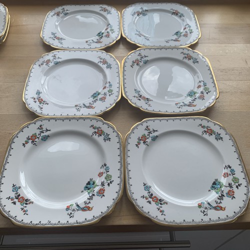 Art deco plant tuscan china - art,