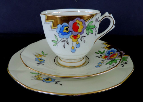Art deco vintage china tea - /,